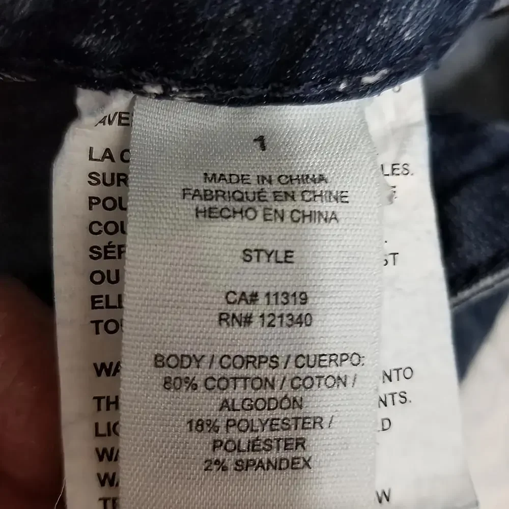 Garage Size 1 Juniors Stretch Cotton blend Jeans - Picture 2 of 16